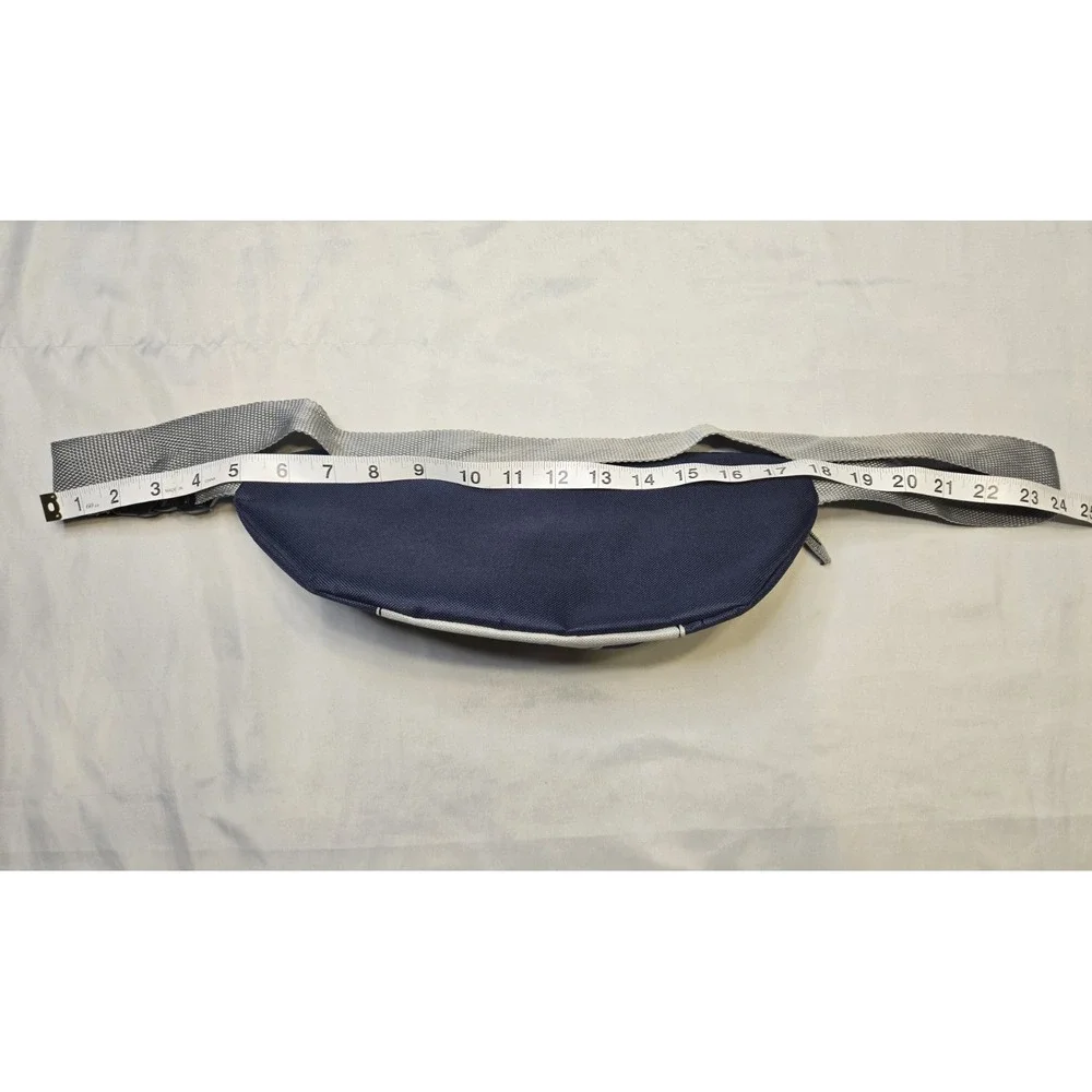 NHL Columbus Blue Jackets Hockey Fanny Pack CBJ Adjustable Bag 3‎ Zipper Pockets